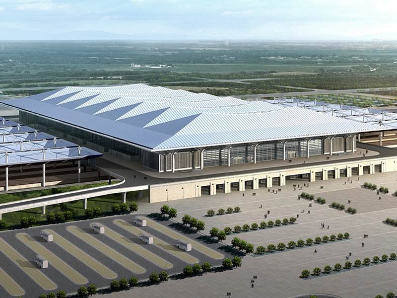 陜西西安北站幕墻設(shè)計(jì)施工效果總覽圖